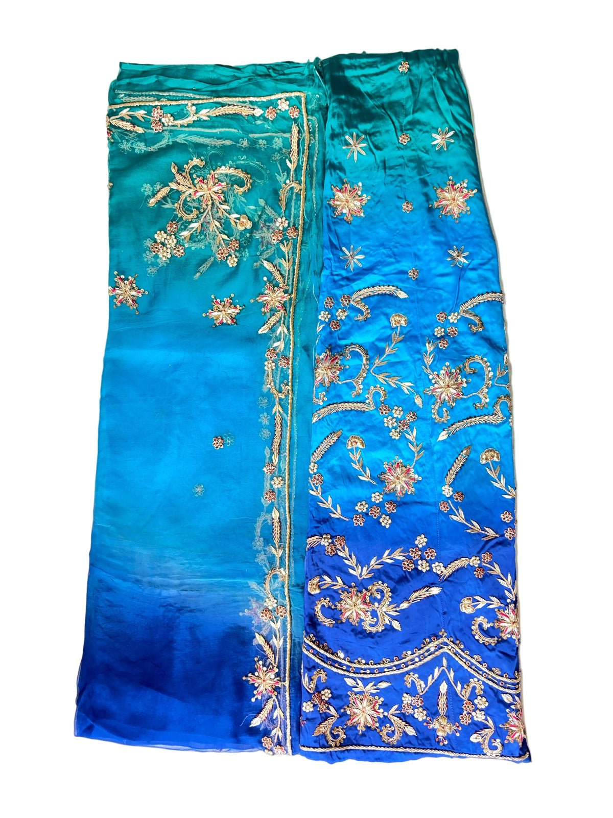 Rajputi Poshak – Heavy Zardozi Handwork Bemberg Satin