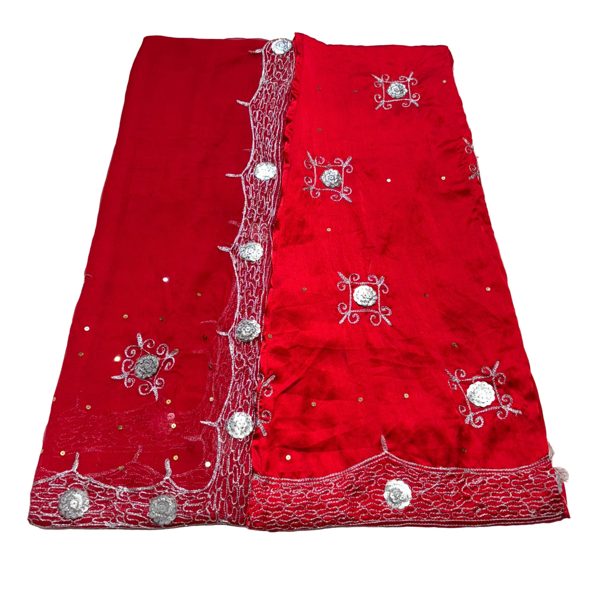 Rajputi Poshak – Zari Resham Handwork Satin with Thakurji Odhni