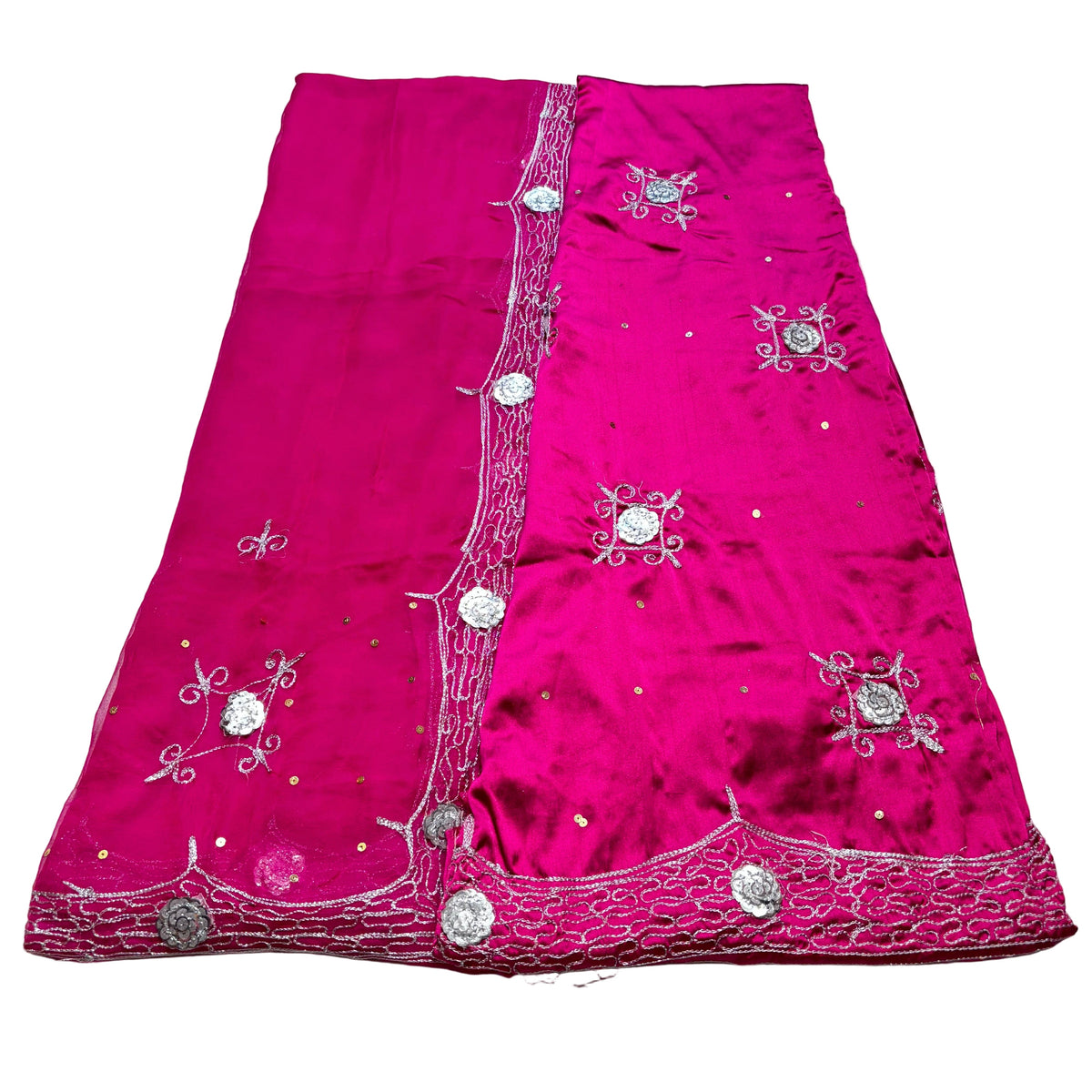 Rajputi Poshak – Zari Resham Handwork Satin with Thakurji Odhni