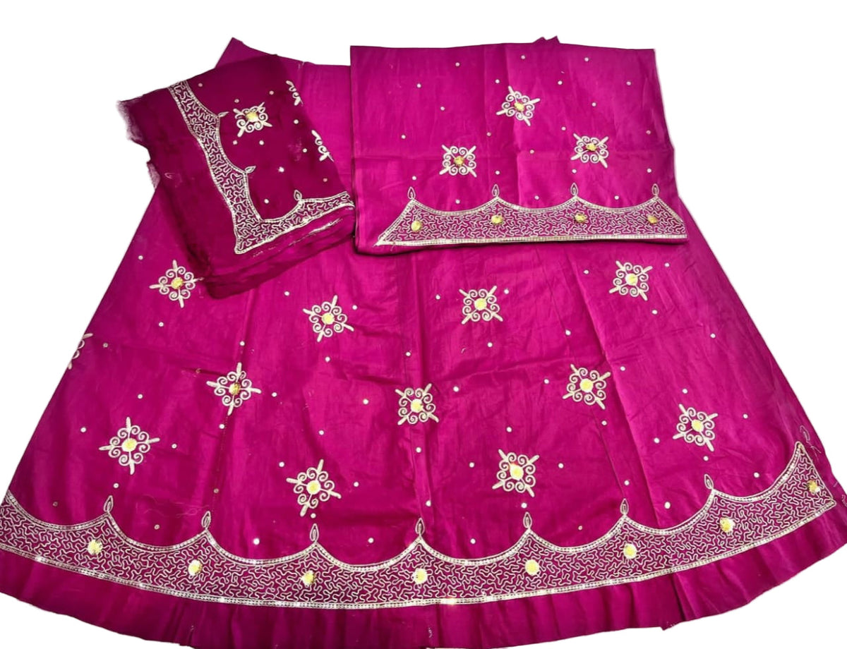 Rajputi Poshak – Tari Zari Resham Heavy Satin with Pure Odhni
