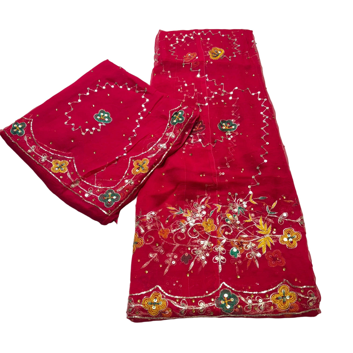 Pure Fabric Poshak with Zari & Kundan Work | Premium Thakurji Poshak