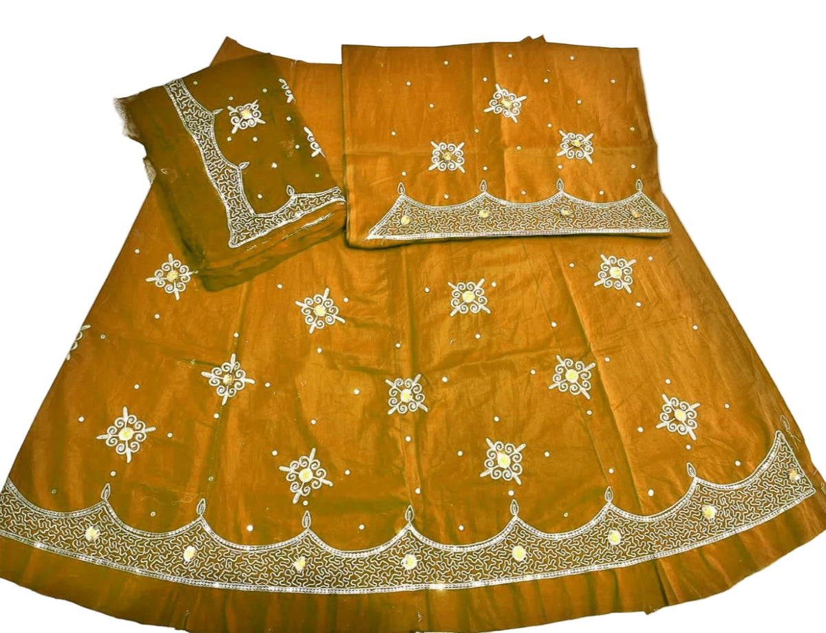 Rajputi Poshak – Tari Zari Resham Heavy Satin with Pure Odhni