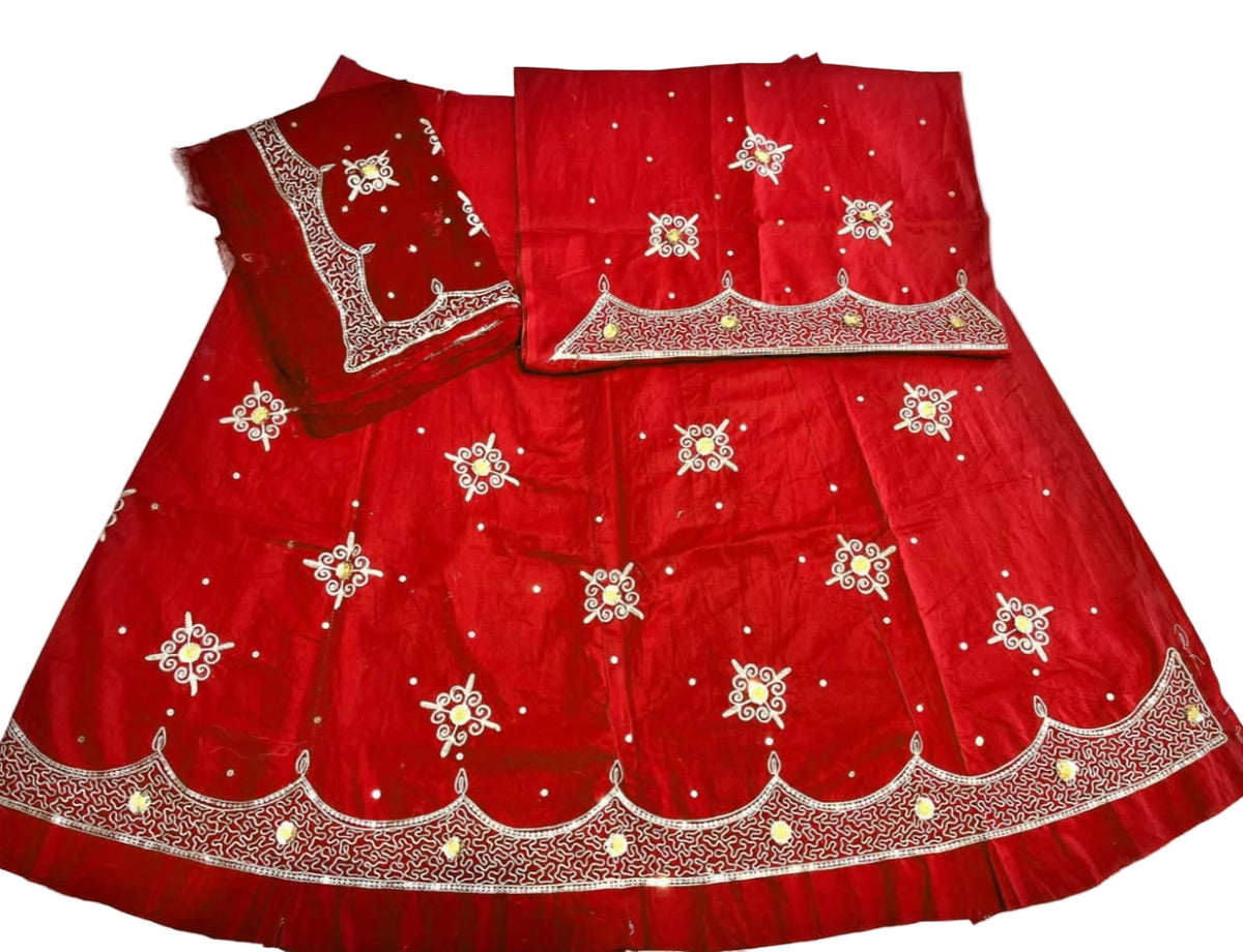 Rajputi Poshak – Tari Zari Resham Heavy Satin with Pure Odhni