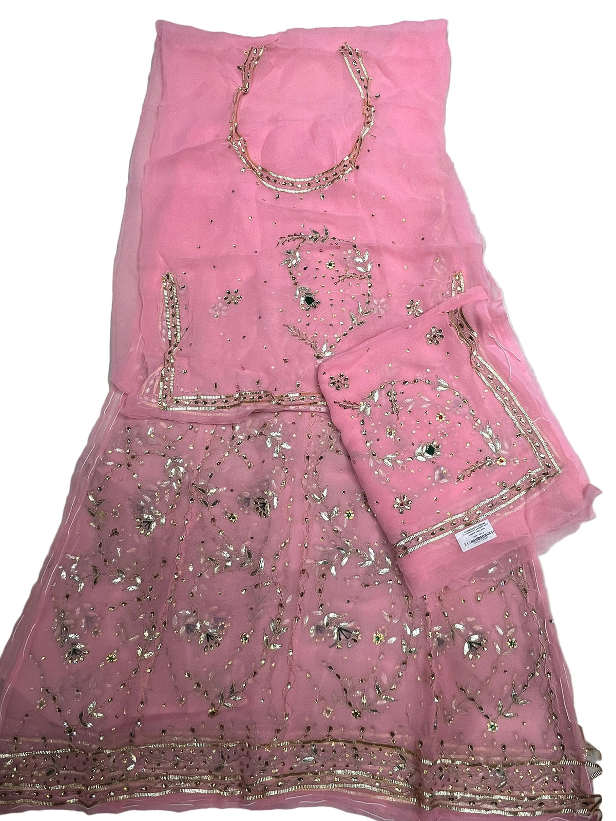 Pink Royal Rajputi Poshak for Women – Humrahi Fabric with Pure Odhni | Traditional Rajasthani Bridal & Wedding Wear