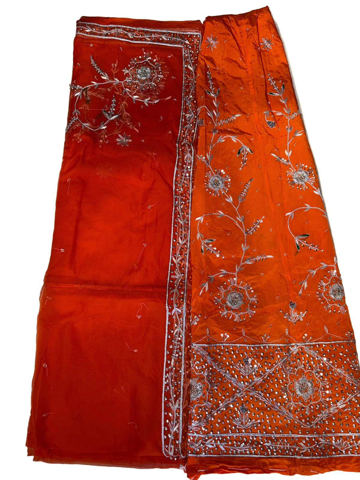 Rajputi Poshak | Bemberg Satin Fabric with Thakurji Pyor Odhni | Heavy Zardozi, Dabka, Sequin & Jari Handwork