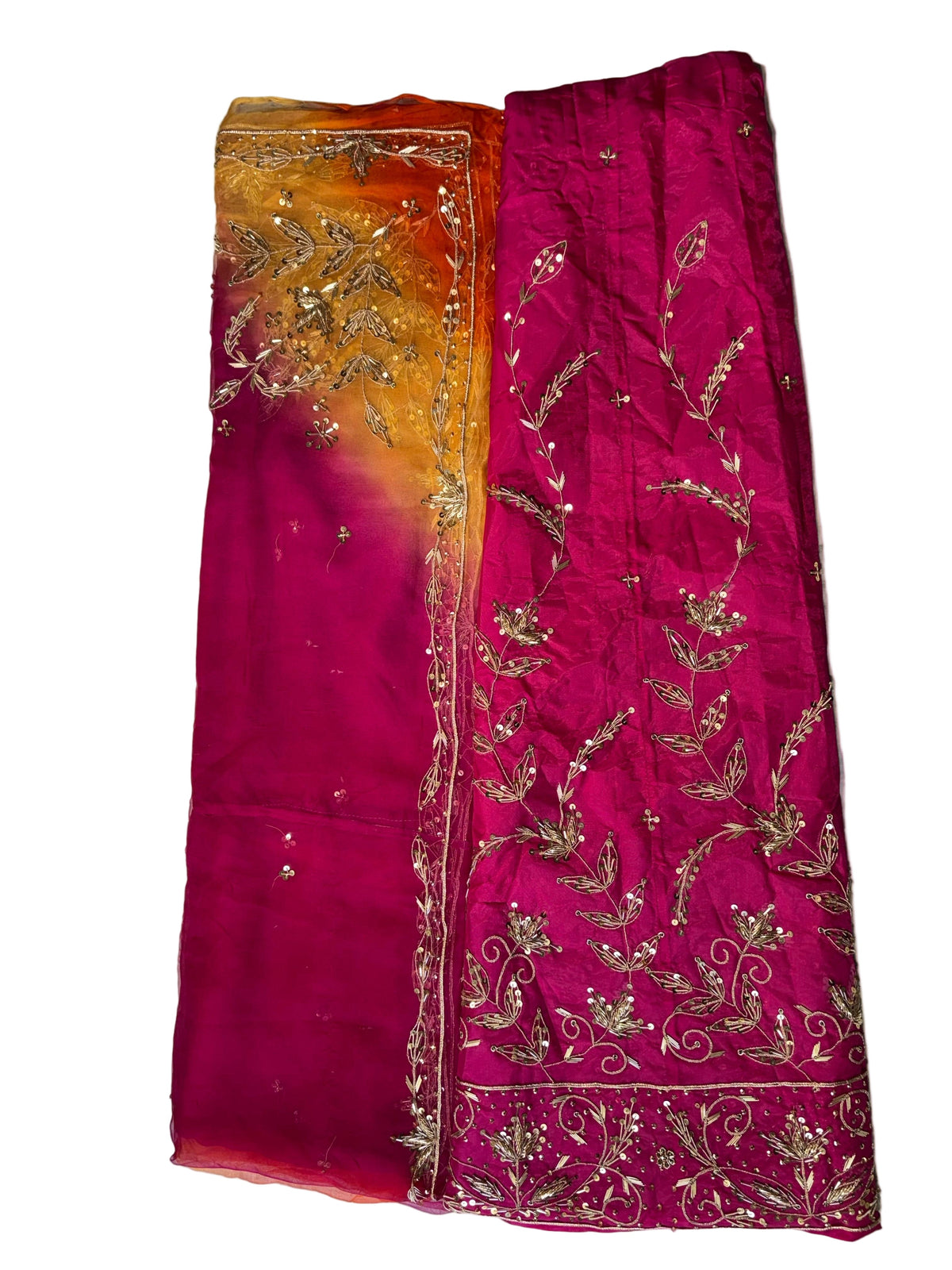 Rajputi Poshak | Bemberg Satin Fabric | Heavy Zardozi, Dabka, Sequin, Jari & Cut Dana Handwork | Thakurji Pyor Odhni