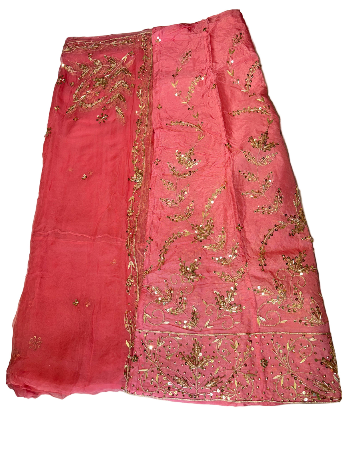 Rajputi Poshak | Bemberg Satin Fabric | Heavy Zardozi, Dabka, Sequin, Jari & Cut Dana Handwork | Thakurji Pyor Odhni