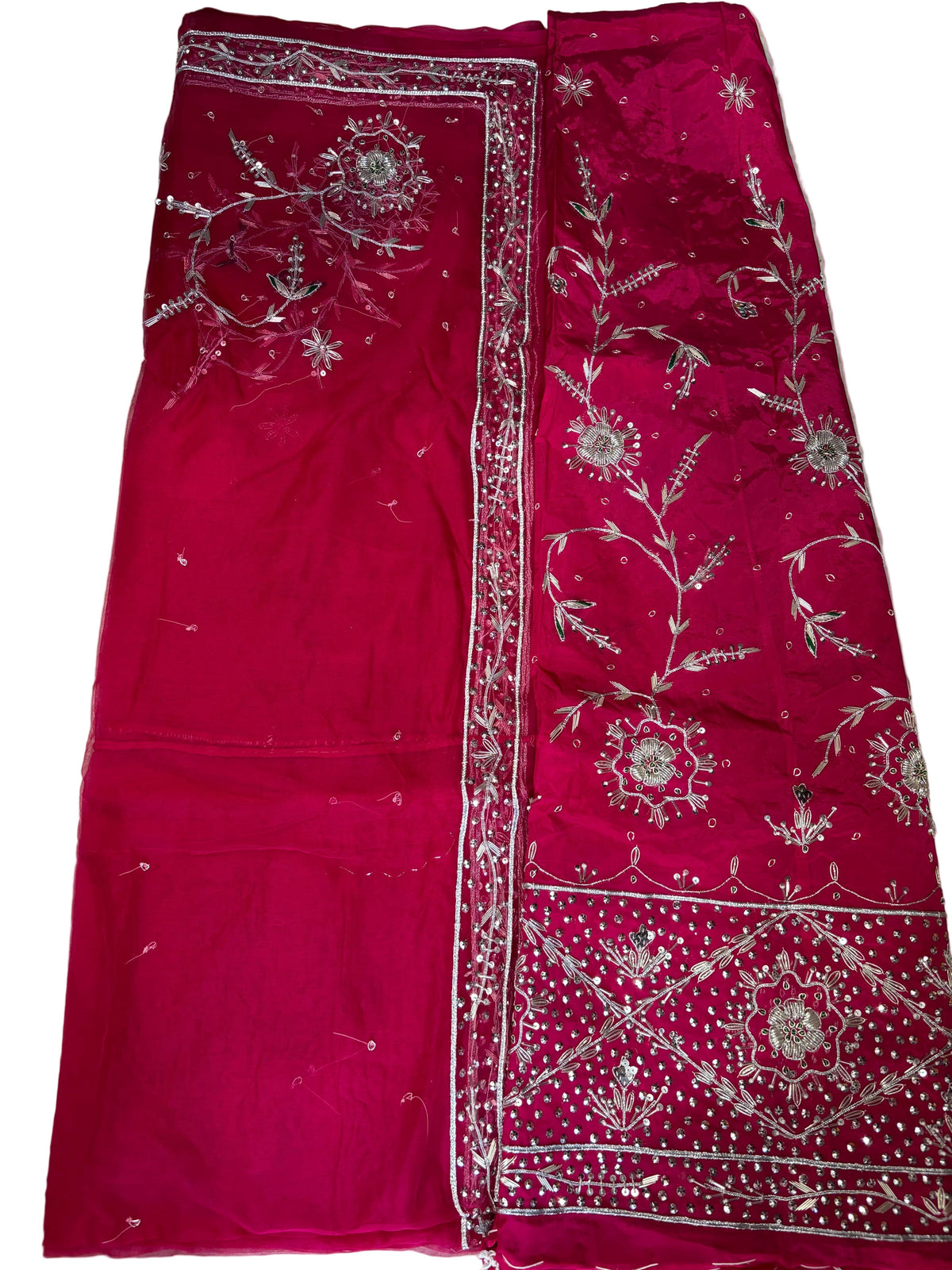 Rajputi Poshak | Bemberg Satin Fabric with Thakurji Pyor Odhni | Heavy Zardozi, Dabka, Sequin & Jari Handwork