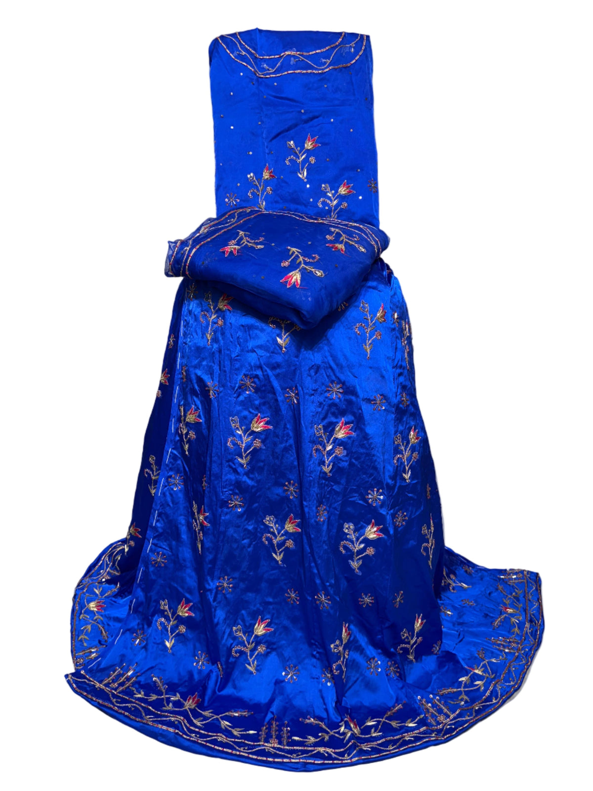 Rajputi Poshak – Zardozi Handwork Bemberg Satin with Thakurji Odhni